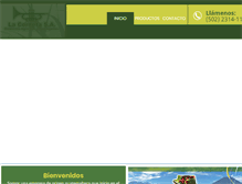 Tablet Screenshot of lacorneta.com.gt